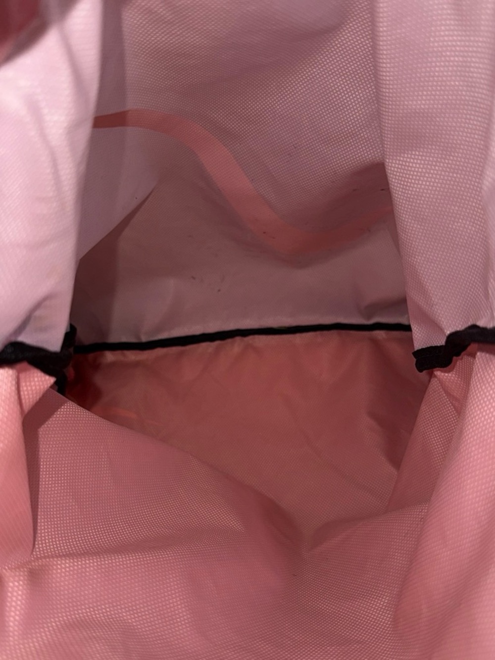 Nike Light Pink Drawstring Tote with White Swoosh - Picture 5 of 5